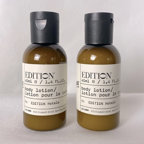 LE LABO Edition Hotels Body Lotions (2) 1.4 Oz Each NEW - Picture 1 of 1